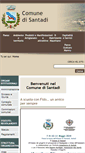 Mobile Screenshot of comune.santadi.ci.it